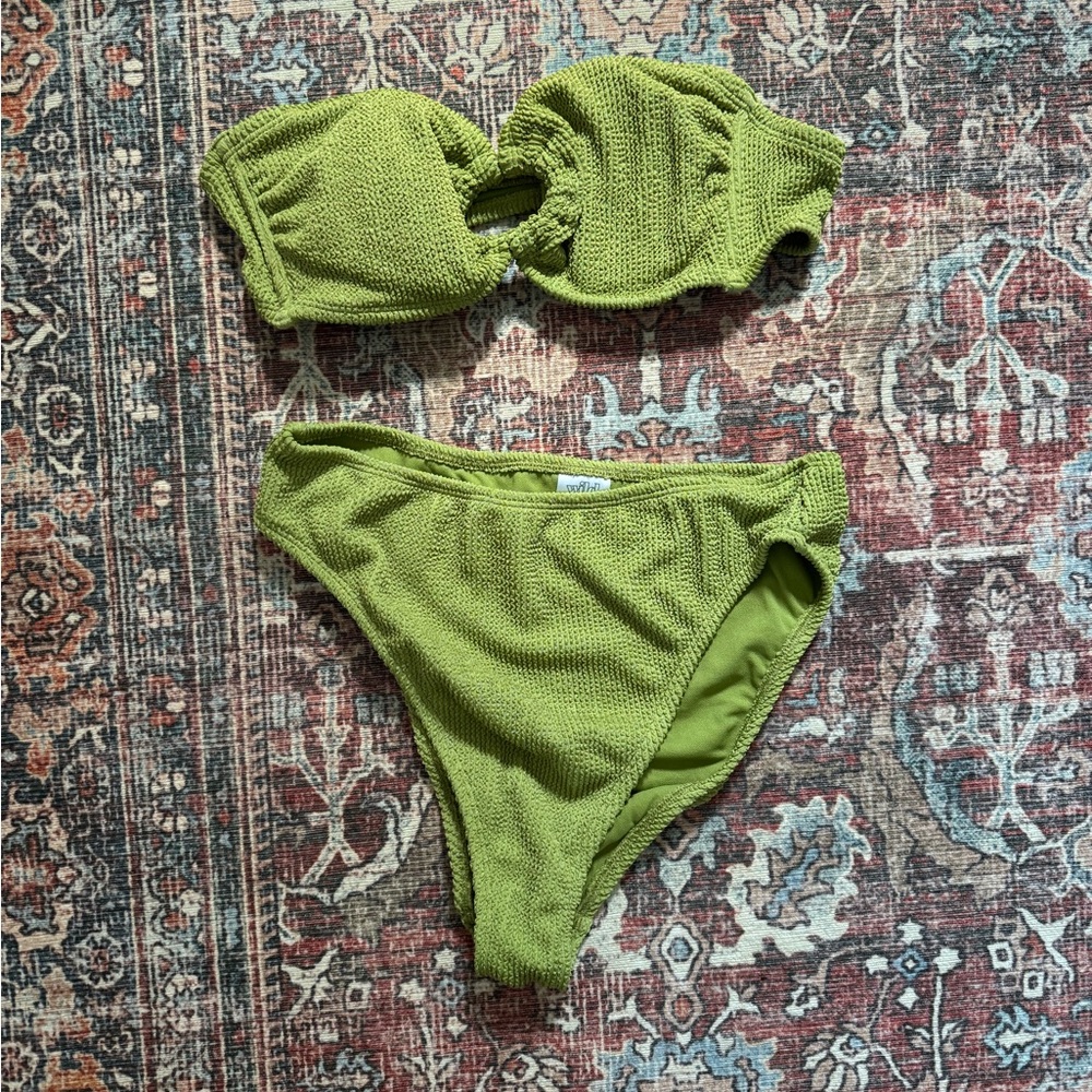 NWOT Wild Fable Olive Swimsuit - Medium
